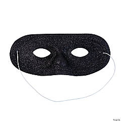 Black Glitter Masks