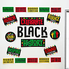 Black History Classroom Wall Statement Piece - 23 Pc.