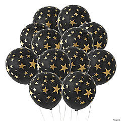Black with Gold Stars 11