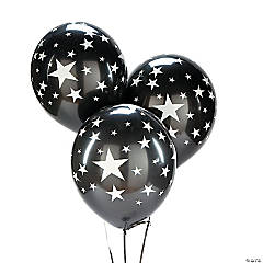 Black with Silver Stars 11