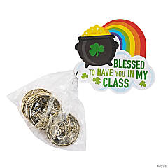 Blessed to Have You in My Class Cards with Chocolate Coin Handouts – Makes 60