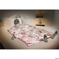 Bloody Death Bed Zombie Halloween Decoration