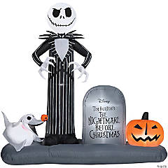 Blow Up Inflatable Jack Skellington Inflatable Outdoor Yard Decoration