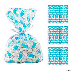 Baby Blue Ribbon For Baby Shower Its A Boy Blue Ribbon Assorted Foot Print  Ele