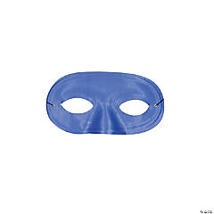 Blue Domino Half Mask