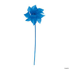 Blue Jumbo Pinwheels - 12 Pc.
