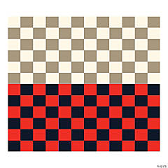 Board Game VBS Design-a-Room Checkerboard Backdrop - 2 Pc.