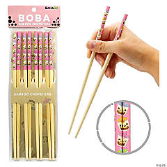 Boba GAMAGO Cast Bamboo Chopsticks  Set of 4