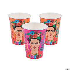 Boho Frida Kahlo Paper Cups