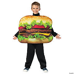 Boy's Cheeseburger Costume - Medium