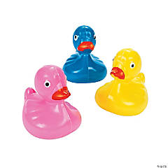 Bright Weighted Floating Ducks - 12 Pc.