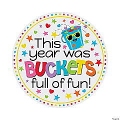 Buckets of Fun End of Year Stickers – 12 Pc.
