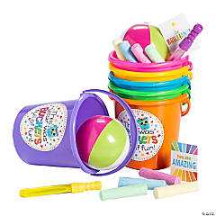 Buckets of Fun Last Day of School Gift Kit for 12