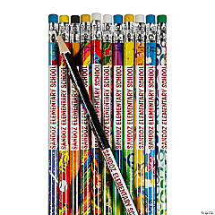 Bulk 100 Pc. Personalized Deluxe Pencil Assortment
