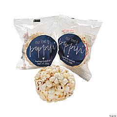 Bulk 100 Pc. Personalized Wedding Popcorn Balls