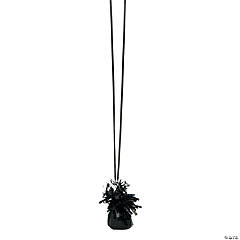 Bulk  12 Pc. Black Metallic Balloon Weights