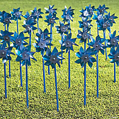 Bulk 144 Pc. Blue Pinwheels