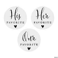 Wedding Stickers & Favor Labels