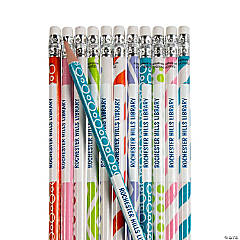 72 PC 7.5 Bulk Personalized Pencil Assortment