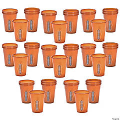 Football-Themed Brown Plastic Cups - 16 oz. (Pack of 25) - Sturdy & Durable  Drinkware, Perfect for G…See more Football-Themed Brown Plastic Cups - 16