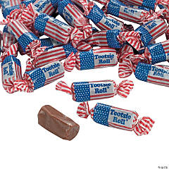 Bulk 2058 Pc. Tootsie Roll<sup>®</sup> USA Flag Midgees Chocolate Candy