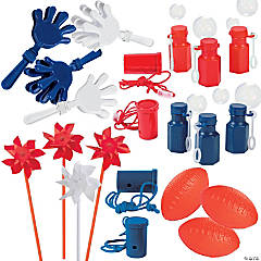 Bulk 228 Pc. Red, White & Blue Toy Kit