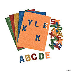 Bulk 260 Pc. Glitter Self-Adhesive Letters