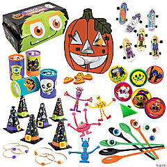 Bulk 267 Pc. Trunk-or-Treat Deluxe Halloween Games & Prizes Kit