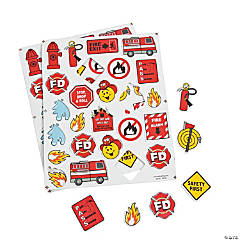 Bulk 300 Pc. Fire Safety Self-Adhesive Shapes