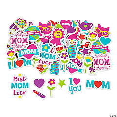 Bulk 300 Pc. Mother’s Day Self-Adhesive Shapes