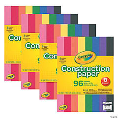 Bulk 384 Sheets of Crayola<sup>®</sup> Assorted Colors 9