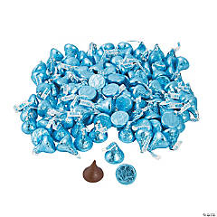 500pcs Blue Candy M&M's Milk Chocolate, Blue Candy for Candy Buffet (1lb,  500pcs) Baby Shower, Graduation, Birthday Wedding Party Favors