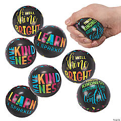 Bulk 48 Pc. Mini Classroom Confetti Stress Balls