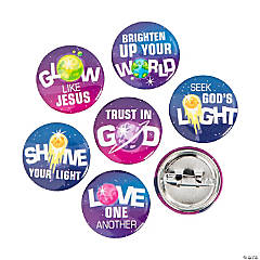 Bulk 48 Pc. Outer Space VBS Mini Buttons