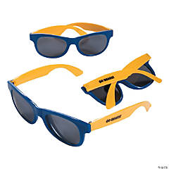 Bulk 48 Pc. Personalized Blue & Gold Two-Tone Sunglasses
