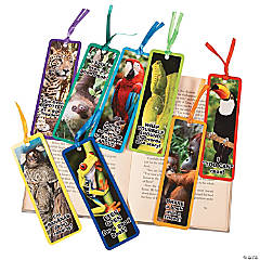 Bulk 48 Pc. Rainforest Animal Bookmarks