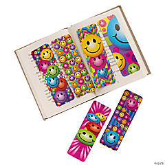 Bulk 48 Pc. Smile Face Bookmarks