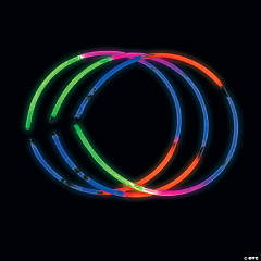 Bulk 50 Pc. Five-Color Glow Necklaces