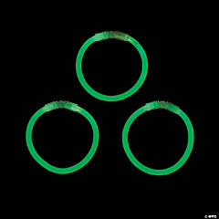 Bulk 50 Pc. Green Glow Bracelets
