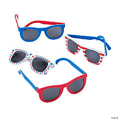 Bulk 50 Pc. Kids Patriotic Sunglasses