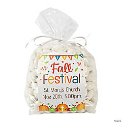 Bulk 50 Pc. Personalized Fall Festival Cellophane Bag Kit