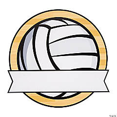 Bulk 50 Pc. Team Spirit Volleyball Name Cutouts