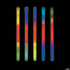 Bulk 50 Pc. Tri-Color Glow Sticks