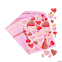 532 PC Bulk Bright Heart Self-Adhesive Shapes