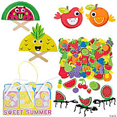 Bulk 548 Pc. Summer Snacks Craft Kit Assortment – Makes 48