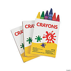 Srenta Bulk Crayons 144 Small Crayon Packs Mini Boxes of Crayons Bulk –  ToysCentral - Europe