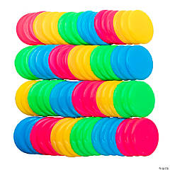 Bulk 72 Pc. Bulk Bright Color Flying Discs