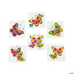 Bulk 72 Pc. Butterfly Temporary Tattoos - 72 Pc.