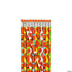 Bulk 72 Pc. Fall Pumpkin Pencil Assortment