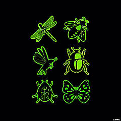 Bulk 72 Pc. Glow-in-the-Dark Bug Temporary Tattoos